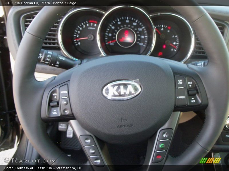 Metal Bronze / Beige 2012 Kia Optima EX