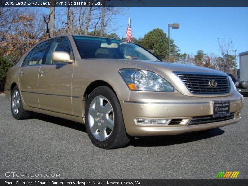 Mystic Gold Metallic / Ecru 2005 Lexus LS 430 Sedan