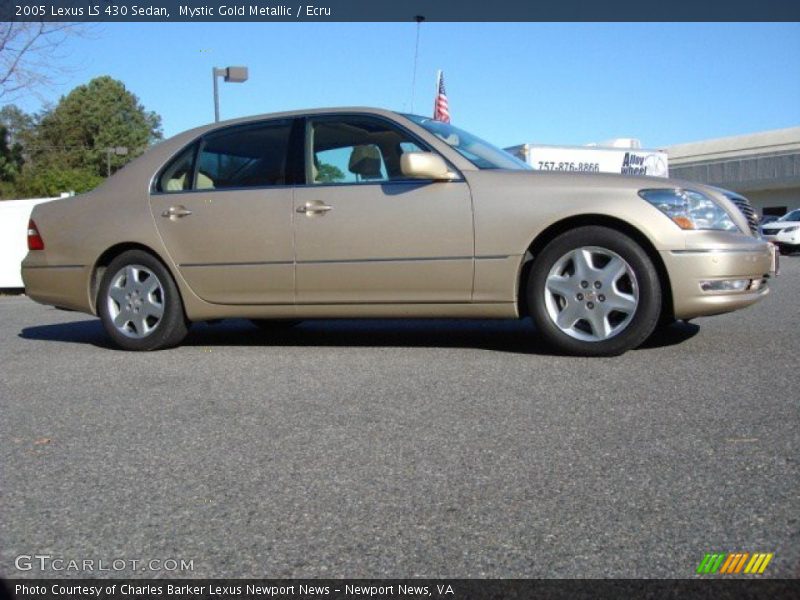 Mystic Gold Metallic / Ecru 2005 Lexus LS 430 Sedan