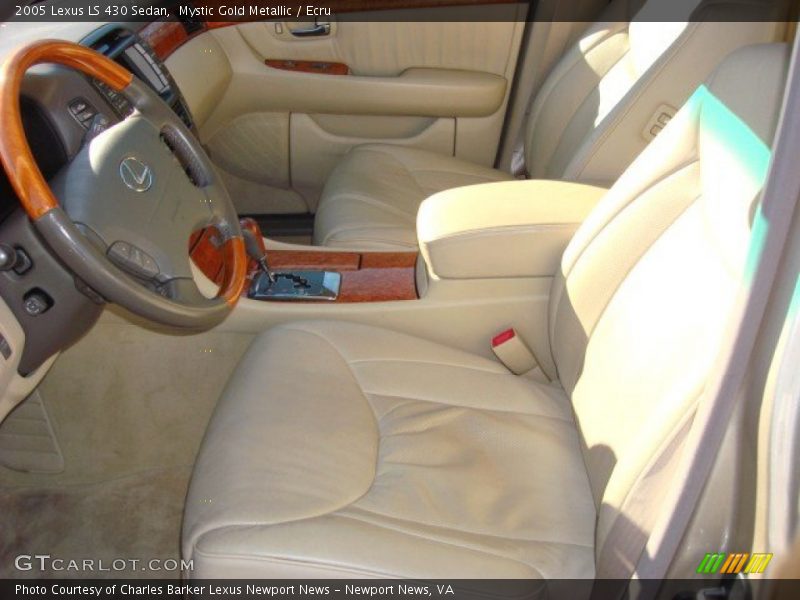 Mystic Gold Metallic / Ecru 2005 Lexus LS 430 Sedan