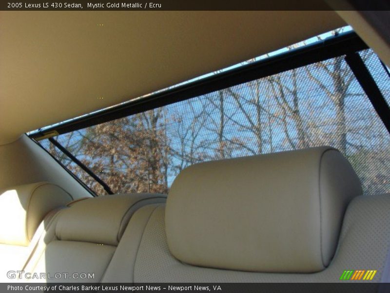 Mystic Gold Metallic / Ecru 2005 Lexus LS 430 Sedan