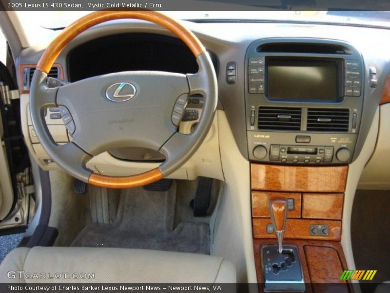 Mystic Gold Metallic / Ecru 2005 Lexus LS 430 Sedan