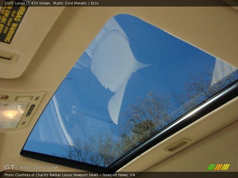Mystic Gold Metallic / Ecru 2005 Lexus LS 430 Sedan