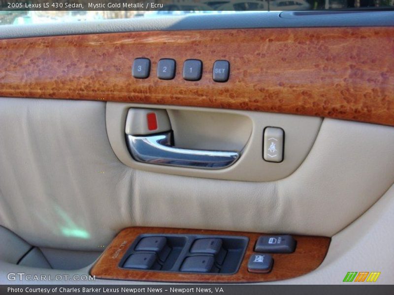 Mystic Gold Metallic / Ecru 2005 Lexus LS 430 Sedan