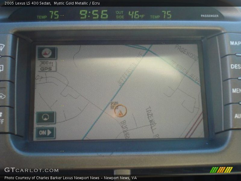 Mystic Gold Metallic / Ecru 2005 Lexus LS 430 Sedan