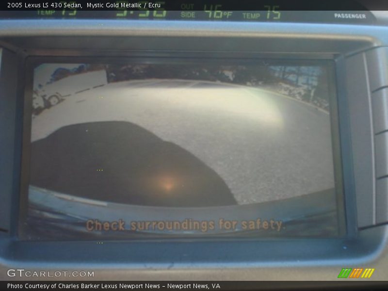 Mystic Gold Metallic / Ecru 2005 Lexus LS 430 Sedan