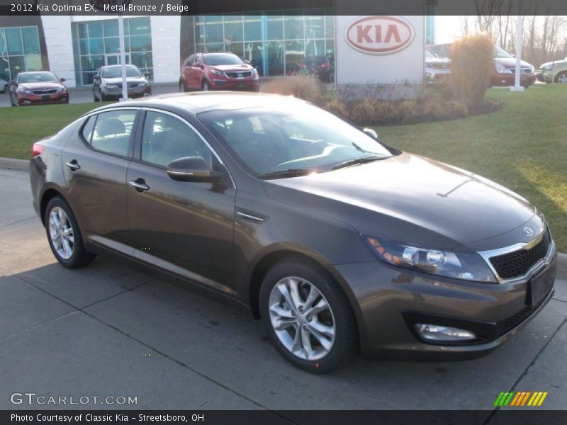 Metal Bronze / Beige 2012 Kia Optima EX