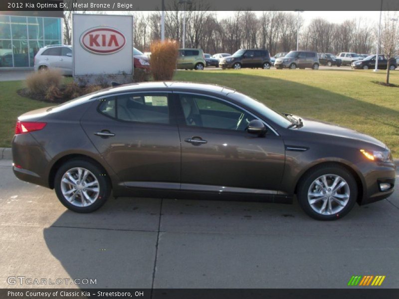 Metal Bronze / Beige 2012 Kia Optima EX