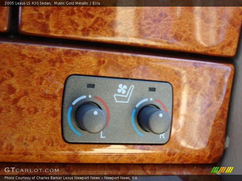 Mystic Gold Metallic / Ecru 2005 Lexus LS 430 Sedan