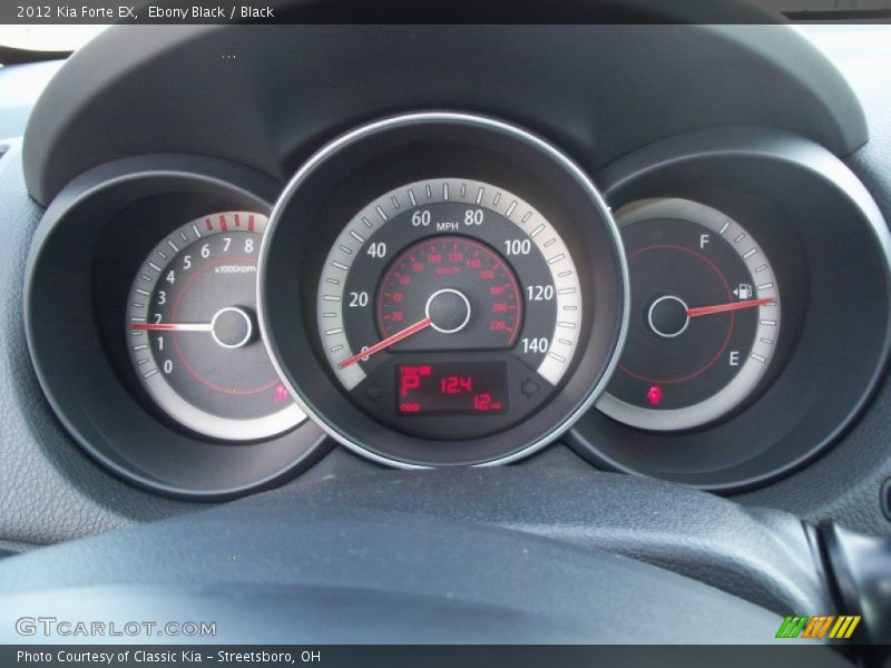 Ebony Black / Black 2012 Kia Forte EX