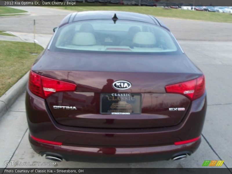 Dark Cherry / Beige 2012 Kia Optima EX