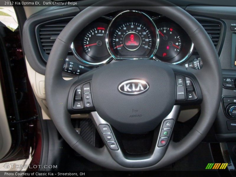 Dark Cherry / Beige 2012 Kia Optima EX