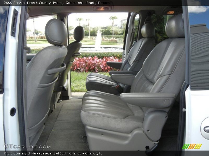 Golden White Pearl / Taupe 2000 Chrysler Town & Country Limited