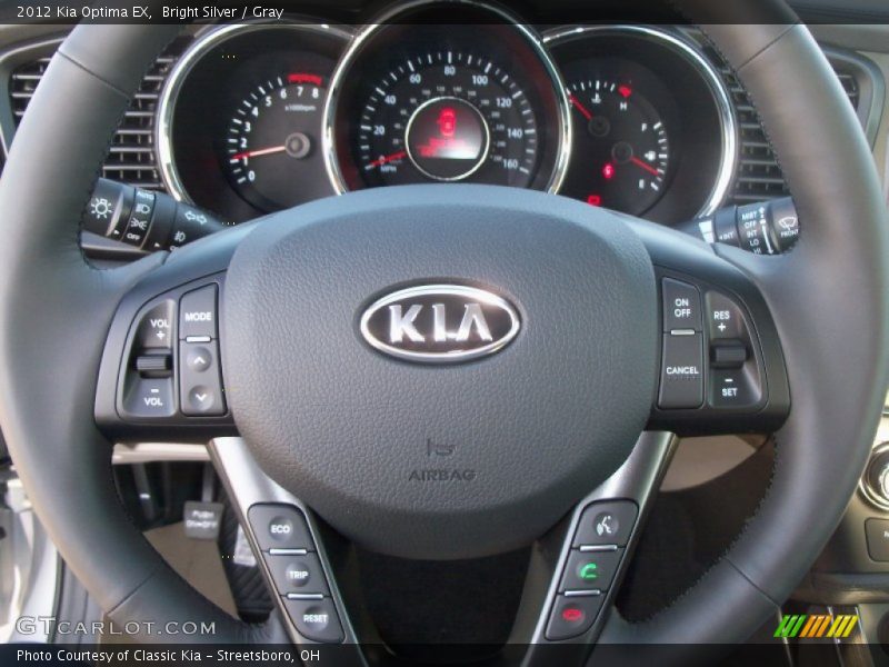 Bright Silver / Gray 2012 Kia Optima EX