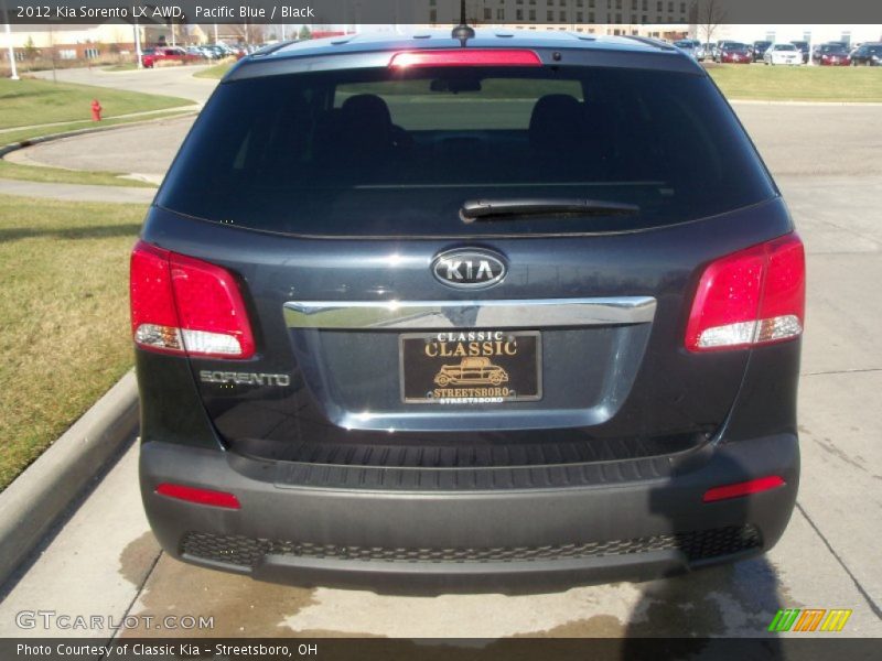 Pacific Blue / Black 2012 Kia Sorento LX AWD