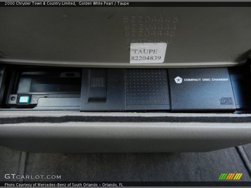 Golden White Pearl / Taupe 2000 Chrysler Town & Country Limited