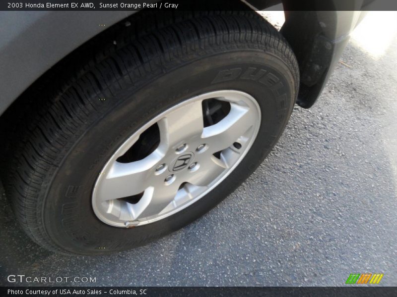 Sunset Orange Pearl / Gray 2003 Honda Element EX AWD