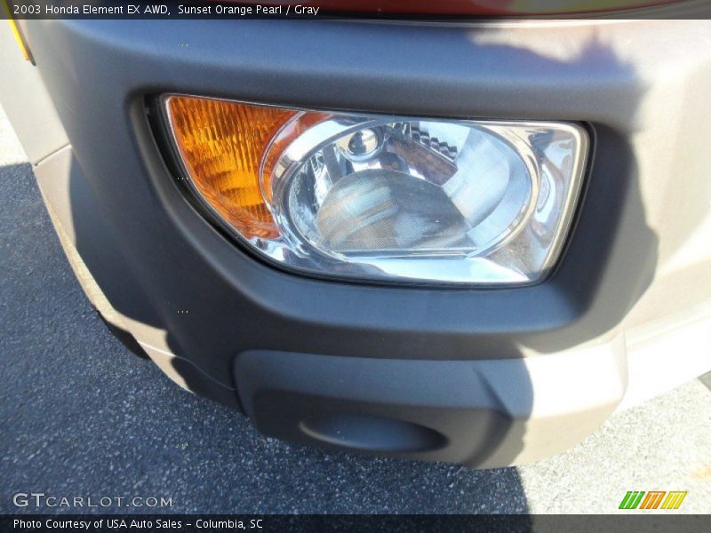 Sunset Orange Pearl / Gray 2003 Honda Element EX AWD