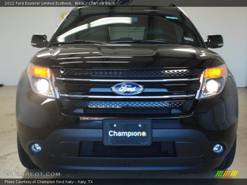 Black / Charcoal Black 2012 Ford Explorer Limited EcoBoost