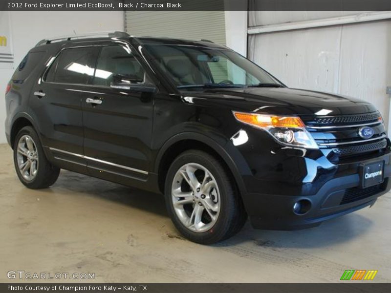 Black / Charcoal Black 2012 Ford Explorer Limited EcoBoost