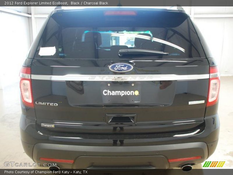 Black / Charcoal Black 2012 Ford Explorer Limited EcoBoost