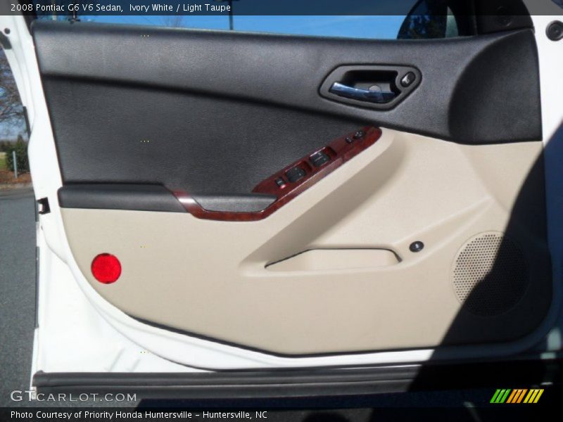 Ivory White / Light Taupe 2008 Pontiac G6 V6 Sedan