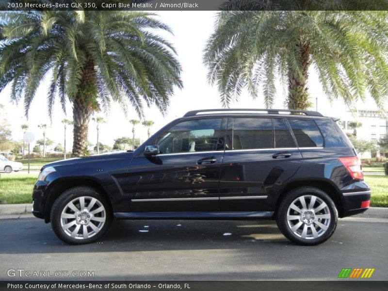 Capri Blue Metallic / Almond/Black 2010 Mercedes-Benz GLK 350