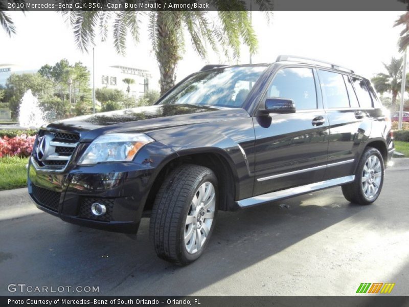 Capri Blue Metallic / Almond/Black 2010 Mercedes-Benz GLK 350