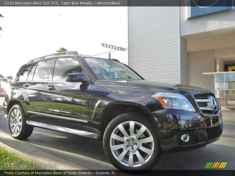 Capri Blue Metallic / Almond/Black 2010 Mercedes-Benz GLK 350