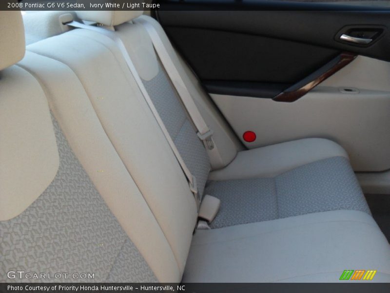 Ivory White / Light Taupe 2008 Pontiac G6 V6 Sedan