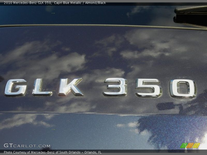Capri Blue Metallic / Almond/Black 2010 Mercedes-Benz GLK 350