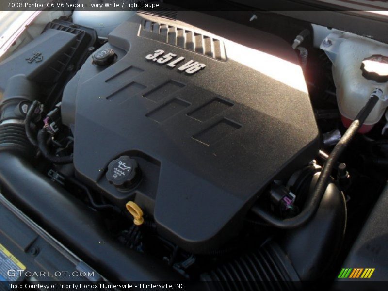 Ivory White / Light Taupe 2008 Pontiac G6 V6 Sedan