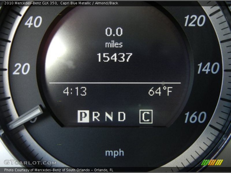 Capri Blue Metallic / Almond/Black 2010 Mercedes-Benz GLK 350