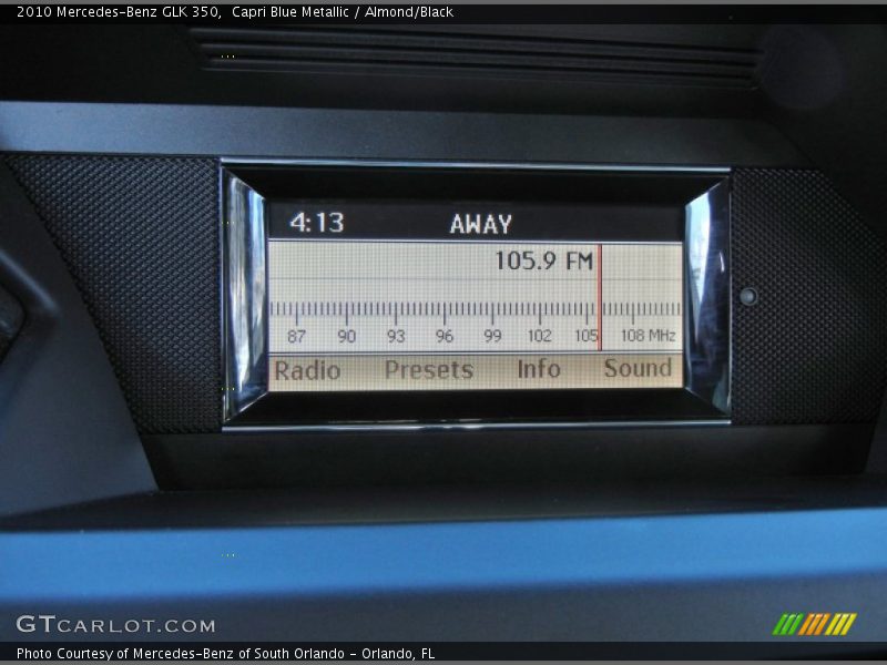 Capri Blue Metallic / Almond/Black 2010 Mercedes-Benz GLK 350