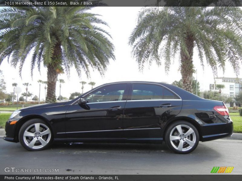 Black / Black 2010 Mercedes-Benz E 350 Sedan