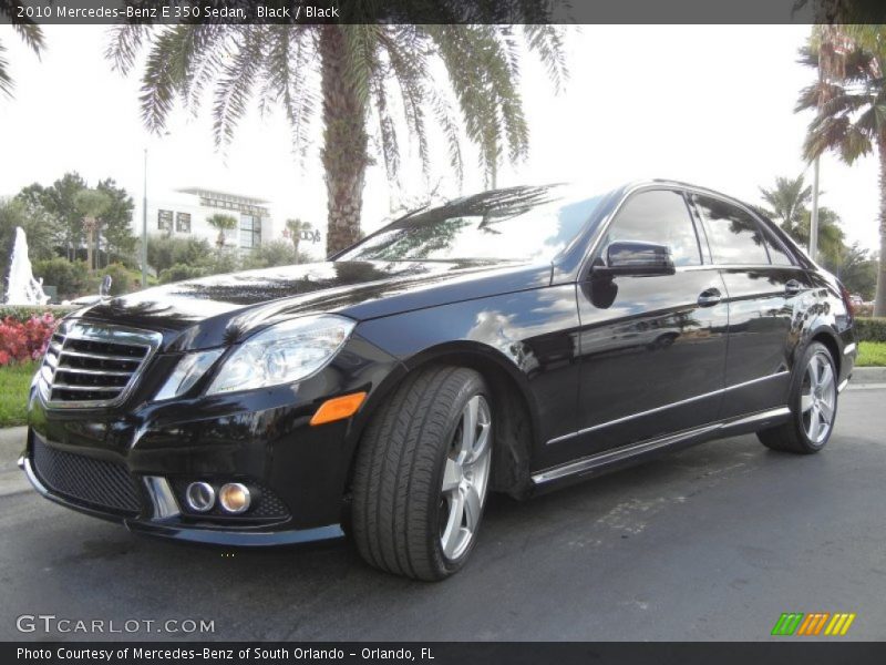 Black / Black 2010 Mercedes-Benz E 350 Sedan