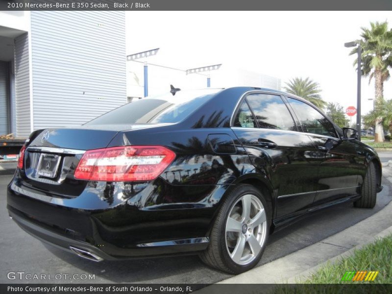 Black / Black 2010 Mercedes-Benz E 350 Sedan