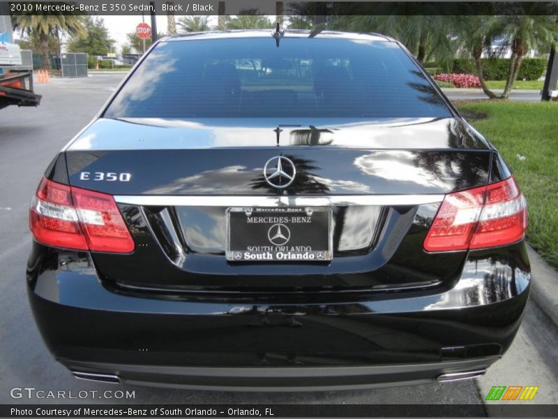 Black / Black 2010 Mercedes-Benz E 350 Sedan
