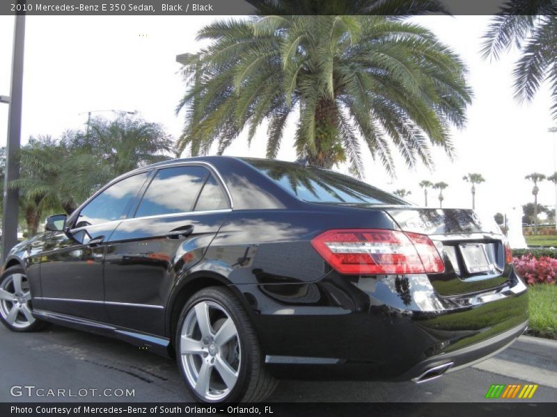 Black / Black 2010 Mercedes-Benz E 350 Sedan