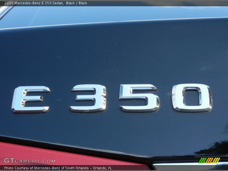 Black / Black 2010 Mercedes-Benz E 350 Sedan