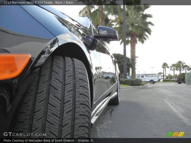 Black / Black 2010 Mercedes-Benz E 350 Sedan