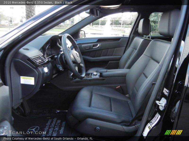 Black / Black 2010 Mercedes-Benz E 350 Sedan