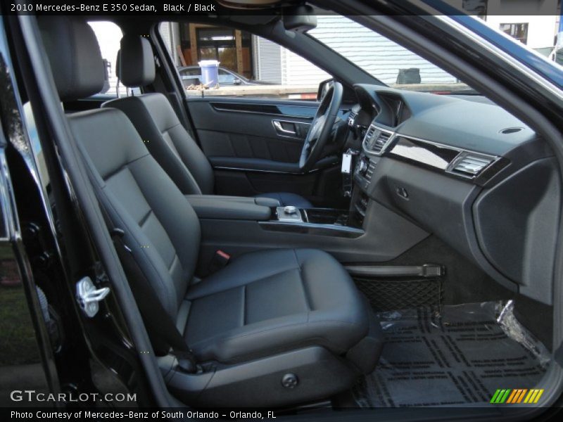 Black / Black 2010 Mercedes-Benz E 350 Sedan