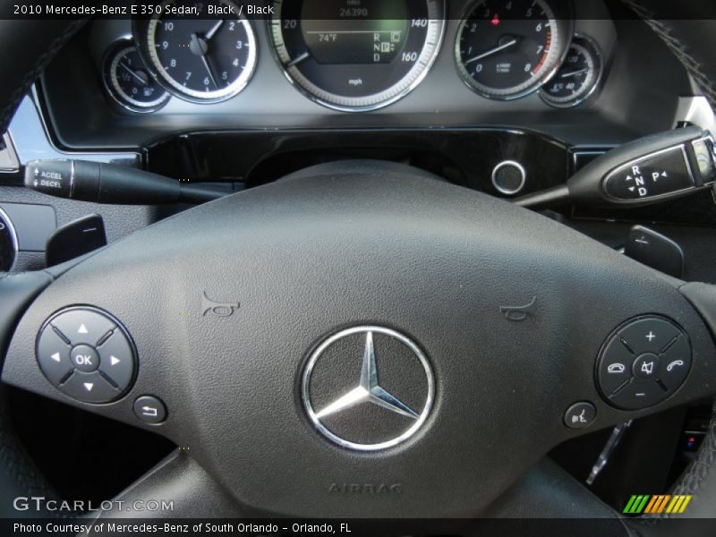 Black / Black 2010 Mercedes-Benz E 350 Sedan
