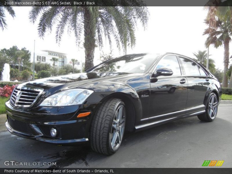 Front 3/4 View of 2008 S 63 AMG Sedan