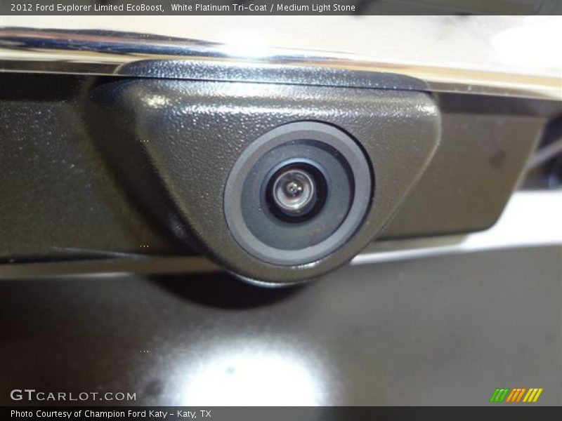 White Platinum Tri-Coat / Medium Light Stone 2012 Ford Explorer Limited EcoBoost