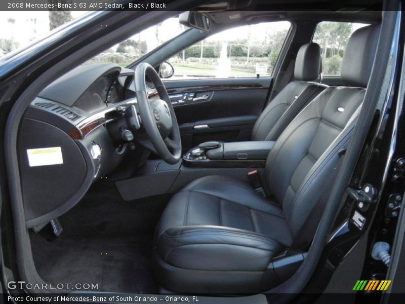  2008 S 63 AMG Sedan Black Interior