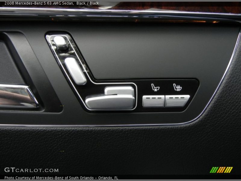 Black / Black 2008 Mercedes-Benz S 63 AMG Sedan