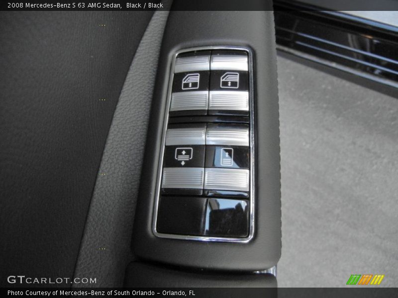 Black / Black 2008 Mercedes-Benz S 63 AMG Sedan