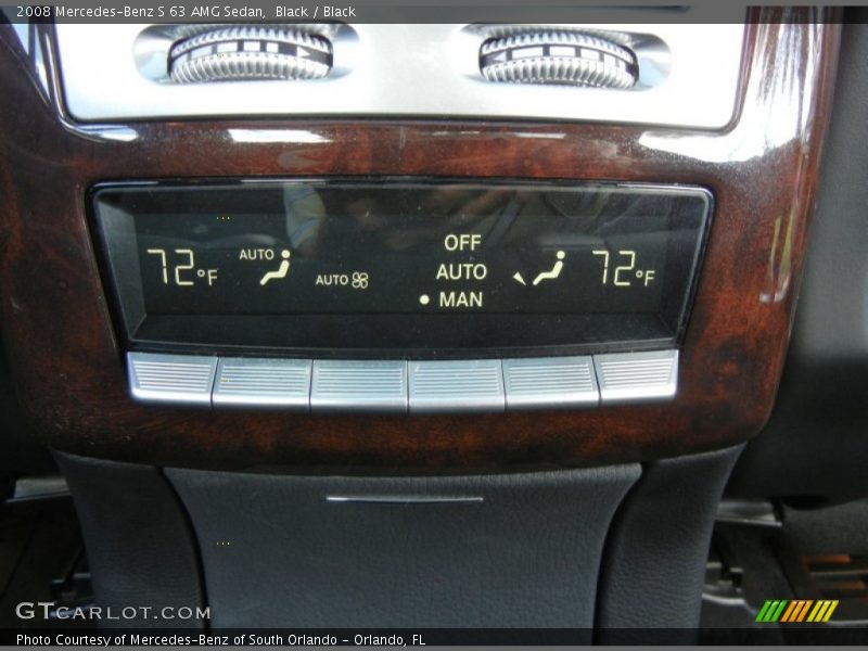 Black / Black 2008 Mercedes-Benz S 63 AMG Sedan